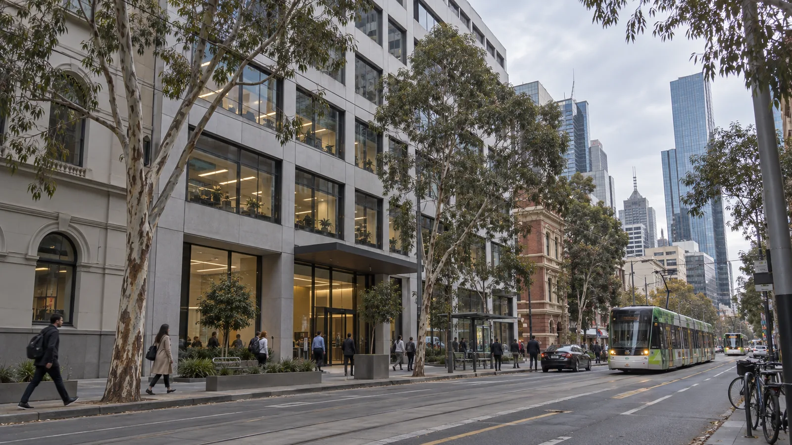 Editorial visualisation illustrating 311 Spencer St; not a documentary photograph