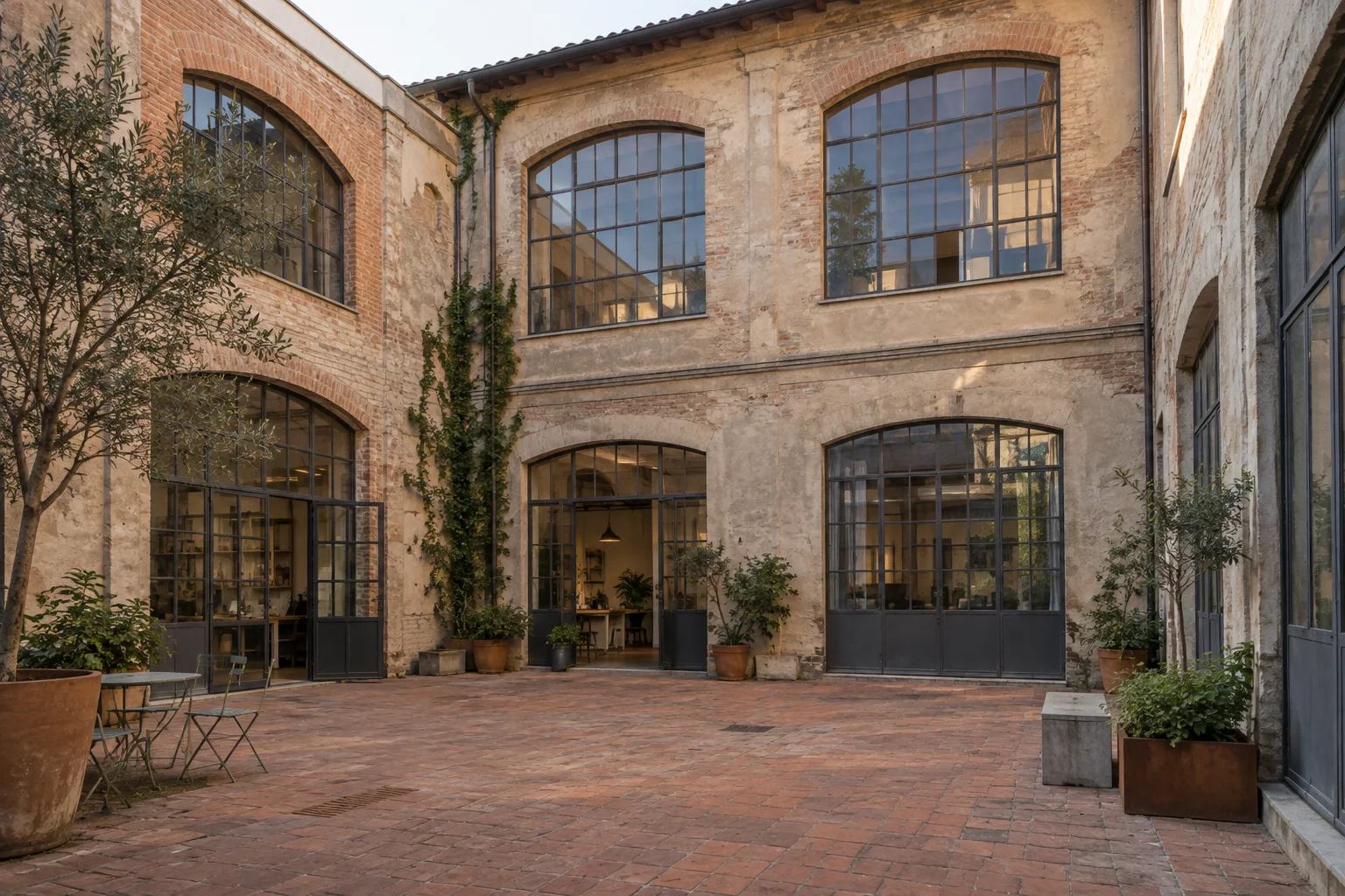 Editorial visualisation illustrating Manifattura Tabacchi; not a documentary photograph