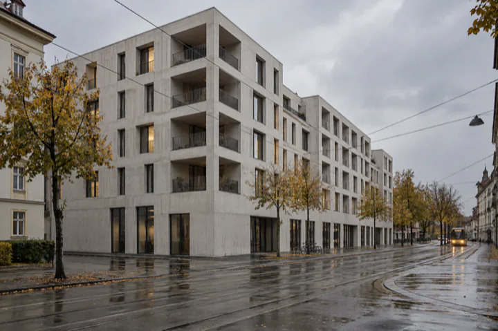Editorial visualisation illustrating MILESTONE Graz Lend; not a documentary photograph