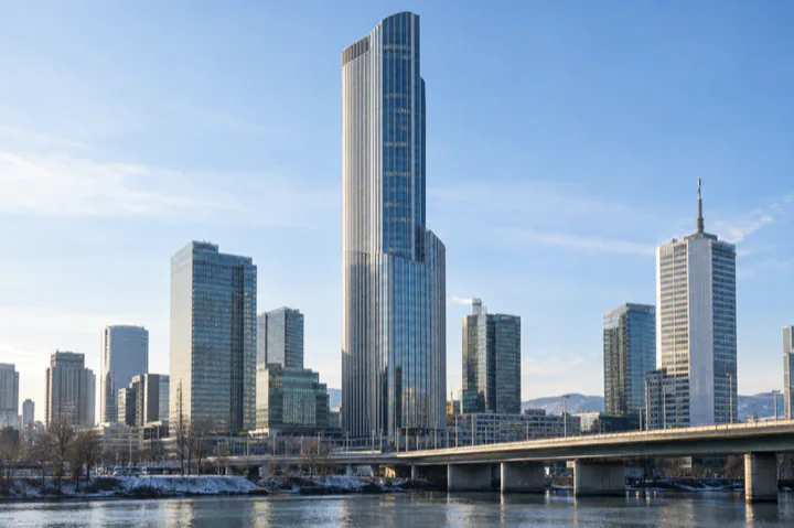 Editorial visualisation illustrating Millennium Tower; not a documentary photograph