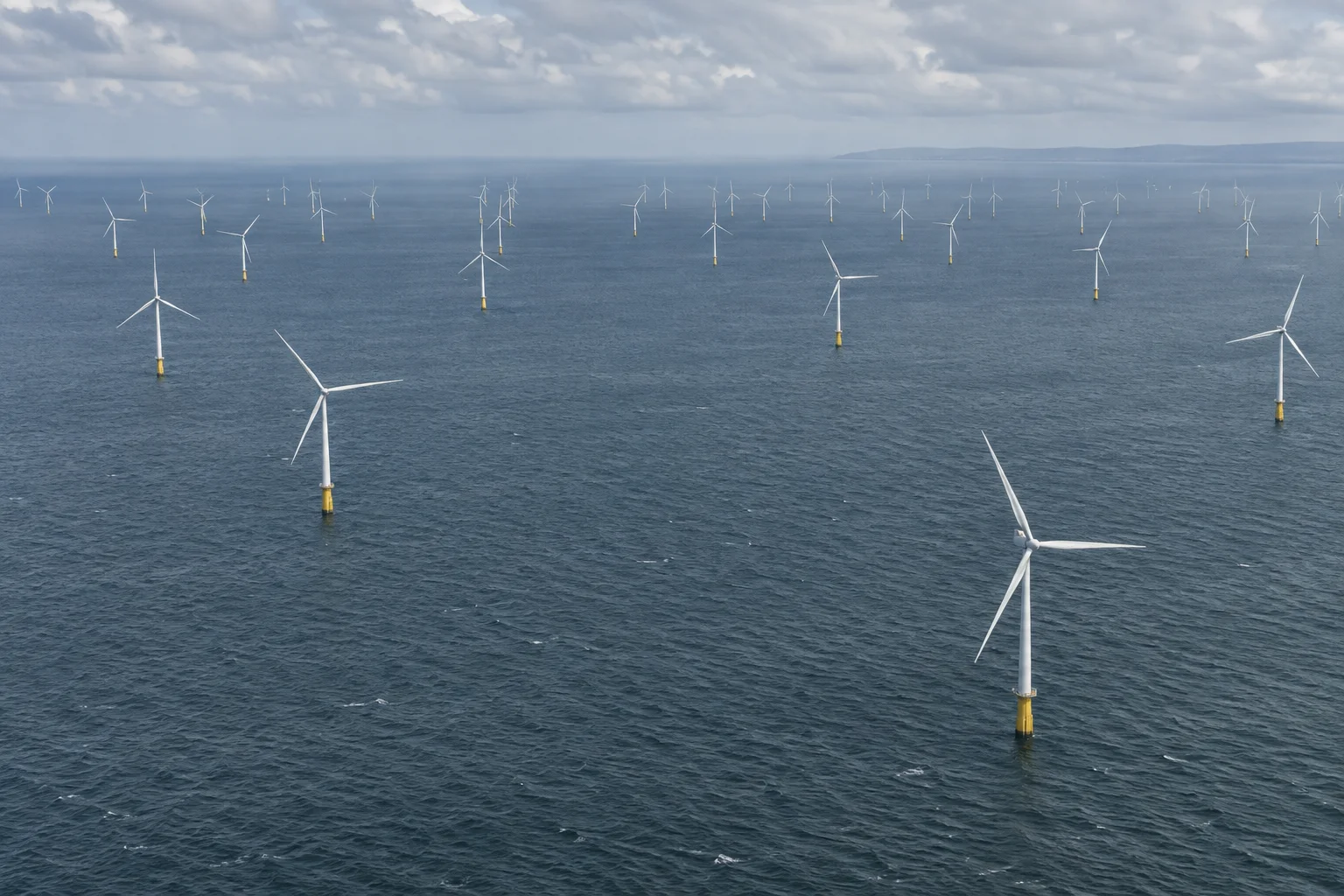 Editorial visualisation illustrating Walney Extension; not a documentary photograph