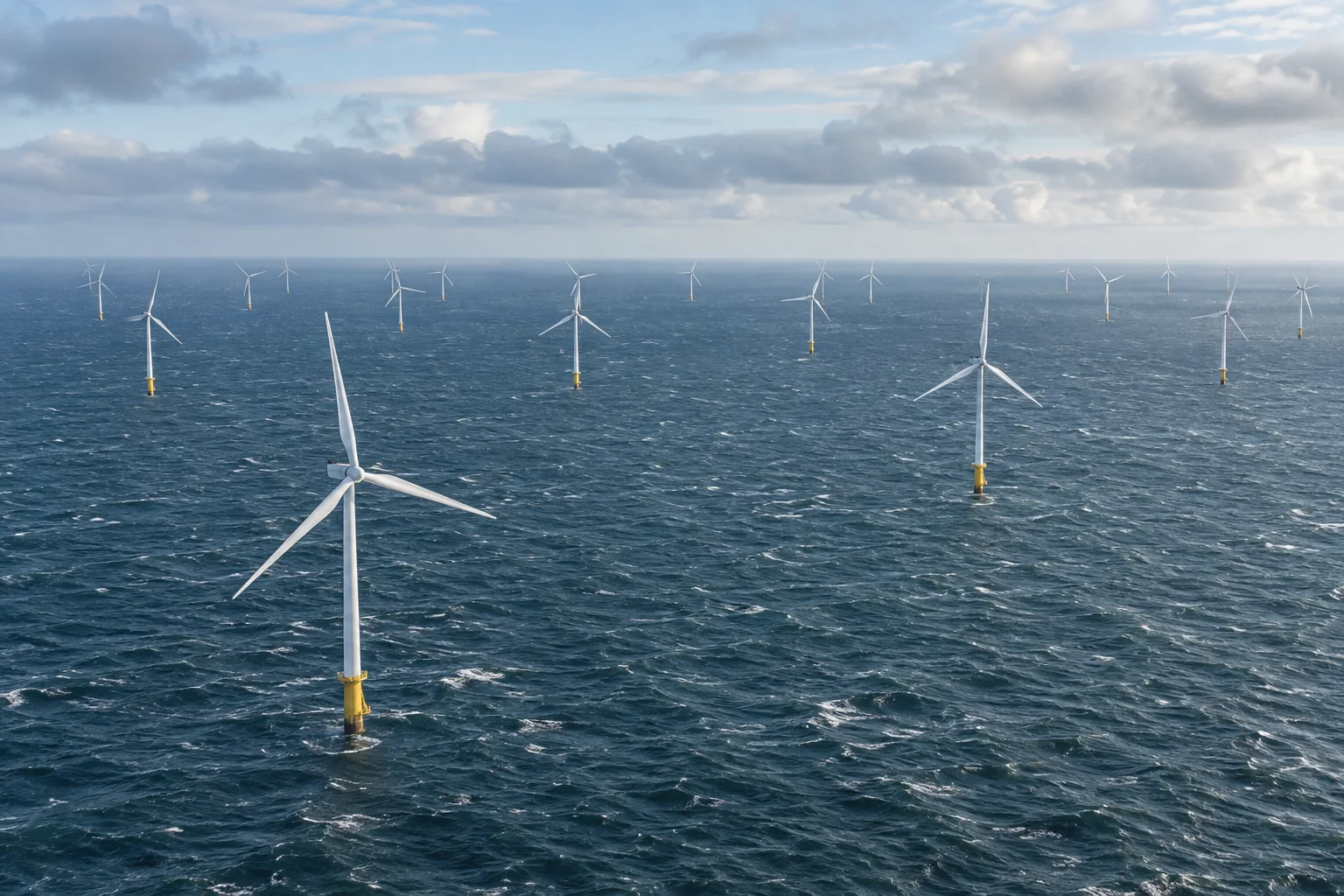 Editorial visualisation illustrating Gode Wind 1 & 2; not a documentary photograph