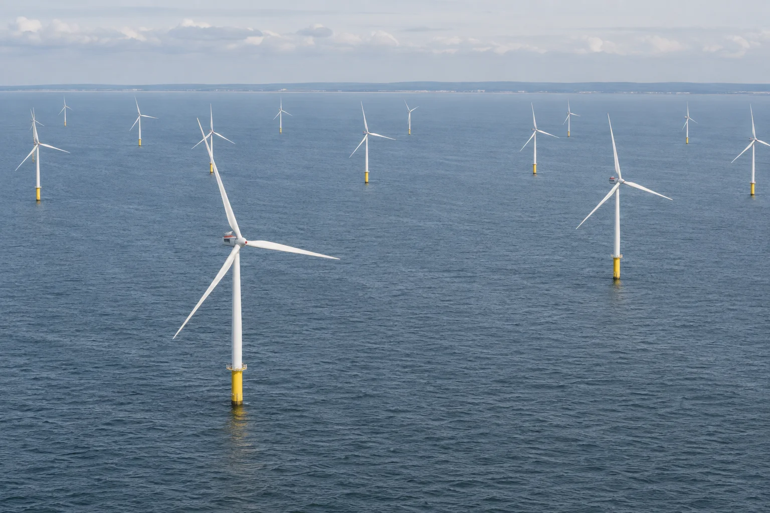 Editorial visualisation illustrating Wikinger Offshore Wind Farm; not a documentary photograph