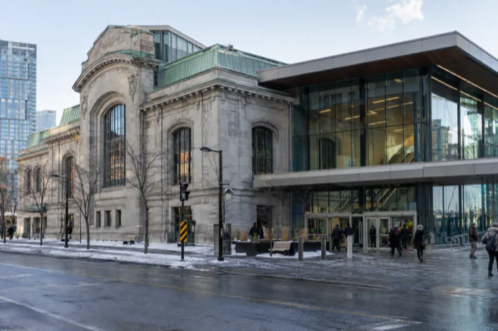 Editorial visualisation illustrating Gare Lucien L’Allier; not a documentary photograph
