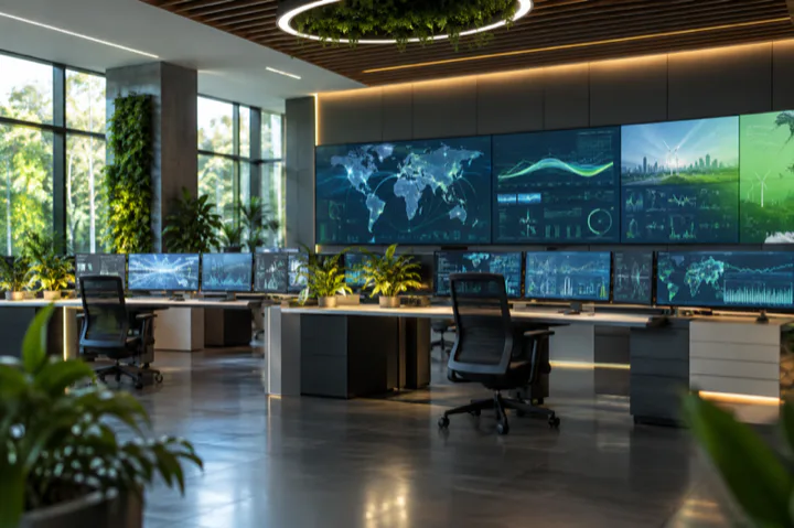 Editorial visualisation illustrating Birlasoft Limited; not a documentary photograph