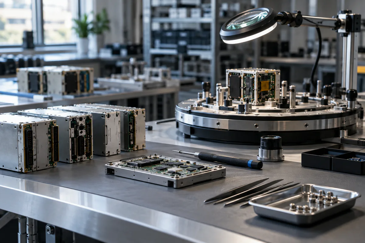 Editorial visualisation illustrating 4MOD Technology; not a documentary photograph