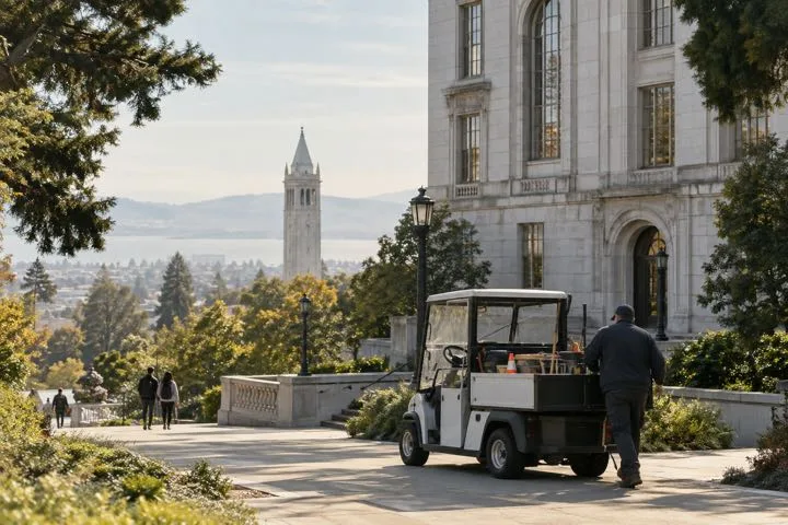 Editorial visualisation illustrating University of California San Diego; not a documentary photograph