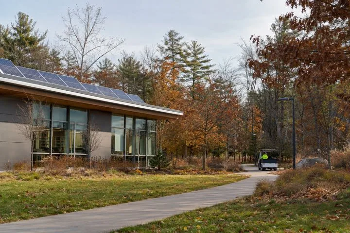 Editorial visualisation illustrating University of Massachusetts Lowell; not a documentary photograph