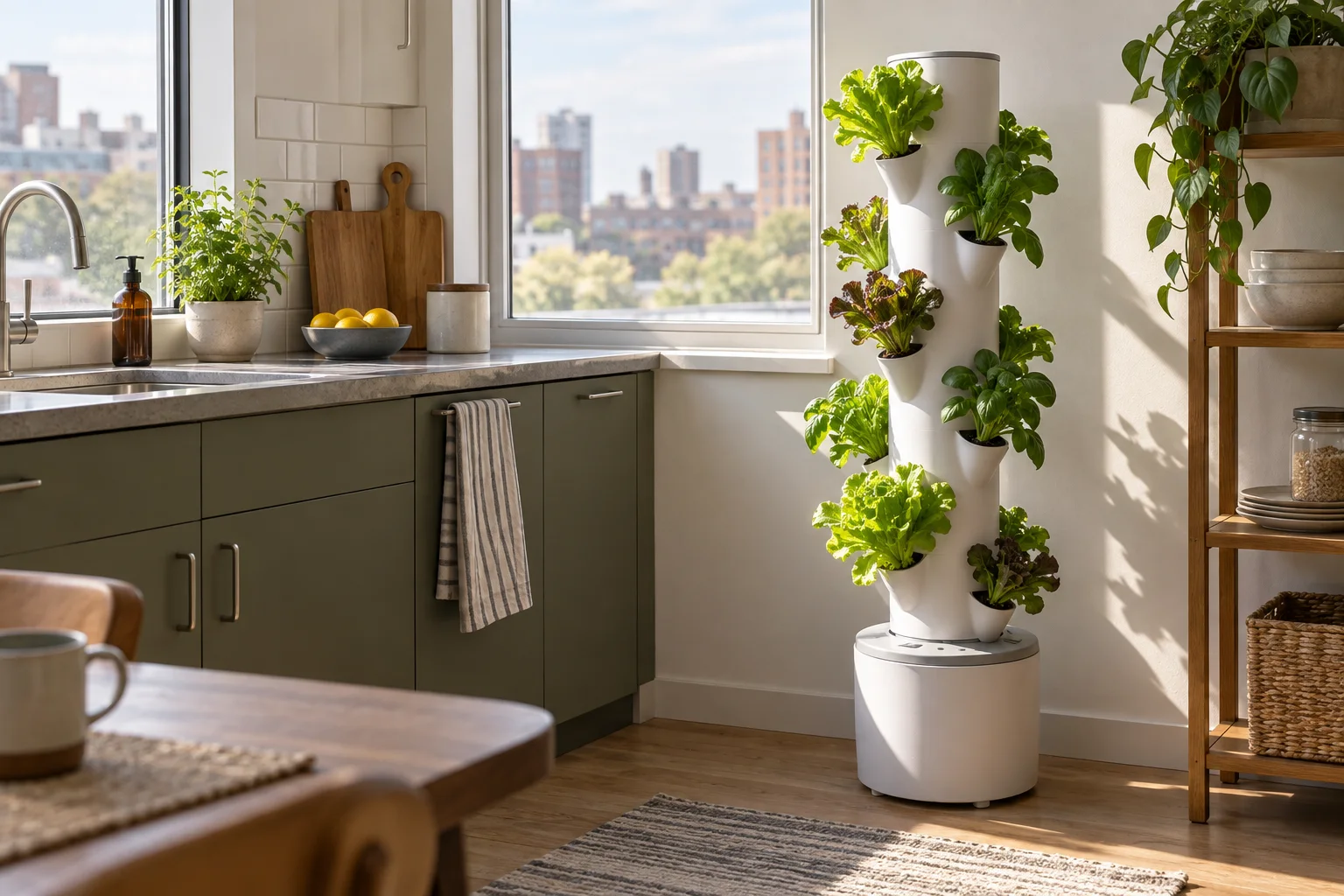 Editorial visualisation illustrating Garden Tower Project; not a documentary photograph