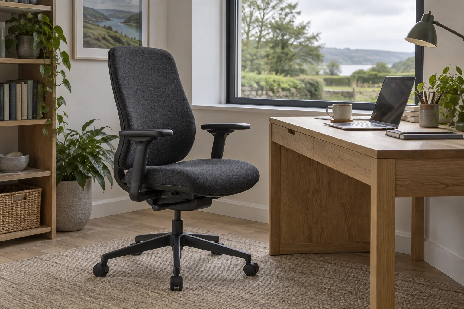 Editorial visualisation illustrating Humanscale Freedom®; not a documentary photograph